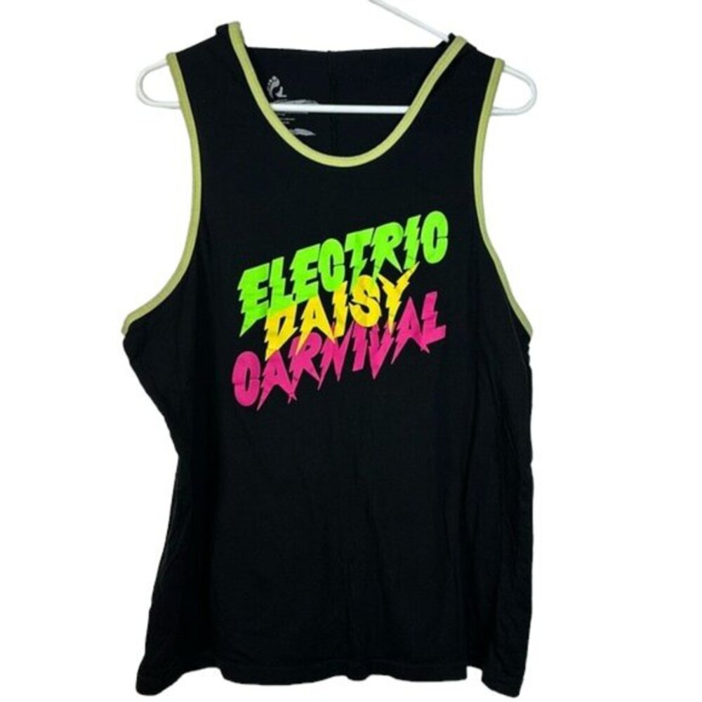 Black Electric Daisy Carnival Tank Top